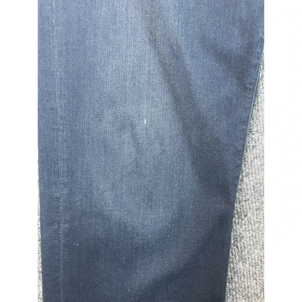 7 For All Mankind Slimmy Jeans Women 29 Blue Luxe Straight Leg Dark Wash Denim - Picture 7 of 12